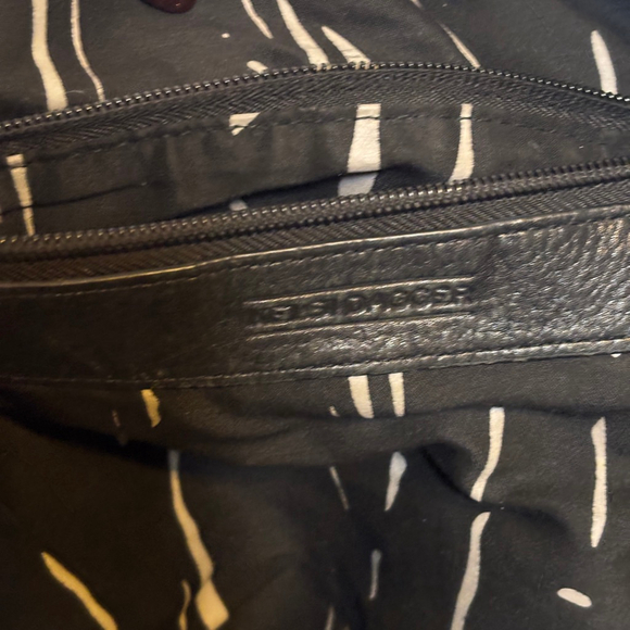 Kelsi Dagger Black Leather Hobo Bag Slouchy Shoulder Bag Purse - Picture 16 of 16